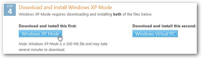 windows xp mode windows 7 64 bit download