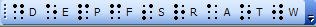 Image shows the SWIFT Tool Bar which appears in Word.