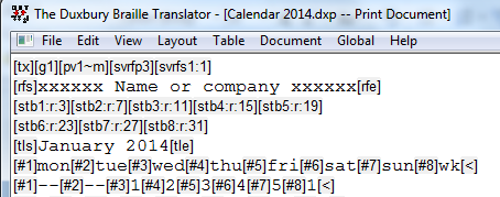 image showing DBT's Codes view.