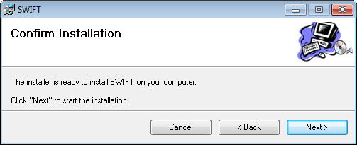 Image showing the Installation Confirmation dialog.