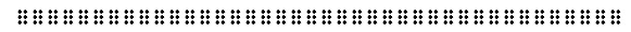 Complete row of dots 1 2 3 4 5 and 6