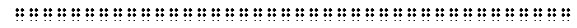 Complete row of dots 1 2 4 and 5