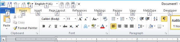 mathtype commands for microsoft word error