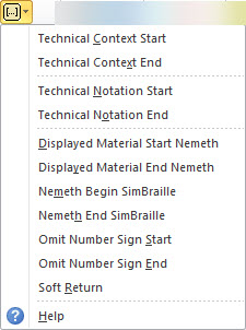 BANA EBAE Nemeth template only dialog