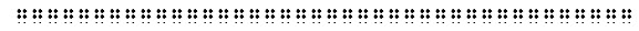 Complete row of dots 1 2 4 and 5