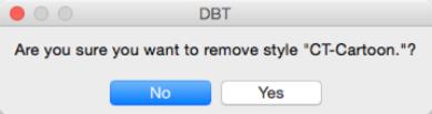 Image is just another of those nag screens asking of you are sure you want to delete the Style. This really is your last chance!!